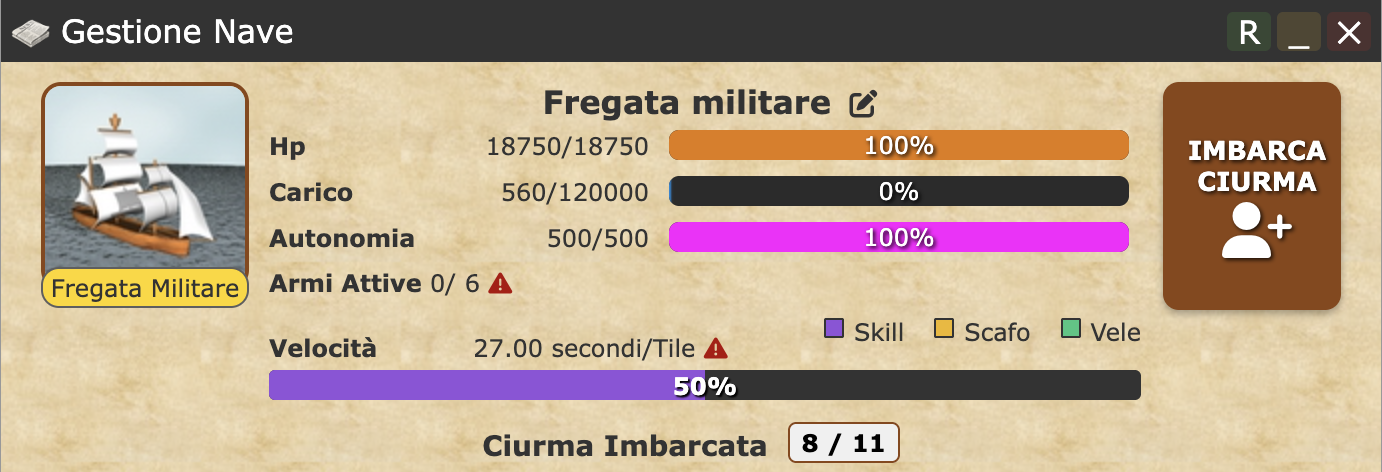 PersonalizzaNavePadronanzaNavi