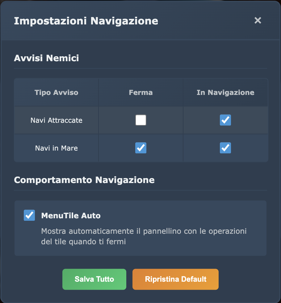 ImpostazioniNavigazione